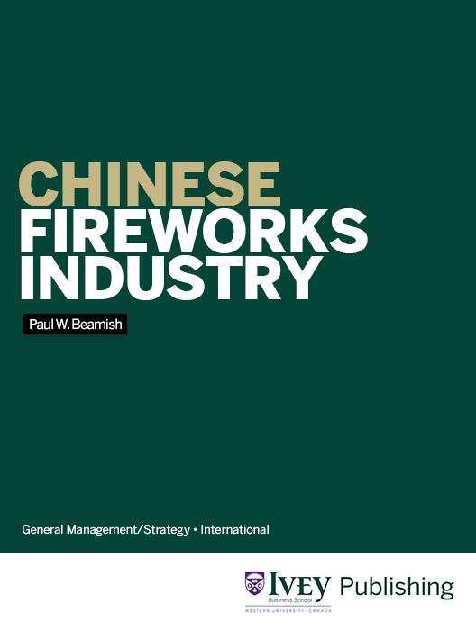 The Chinese Fireworks Industry Case Study Top Hat The Chinese Fireworks Industry Case Study Top Hat
